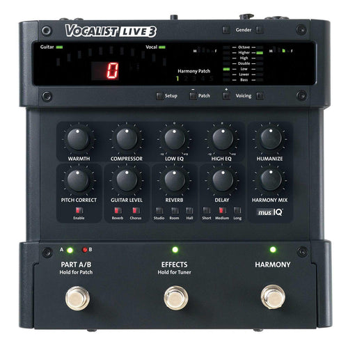 Digitech Vocalist Live 3 Pedale multieffetto per voce