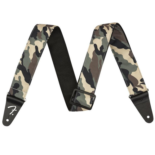 Fender Woodland Camo 2 Strap Tracolla
