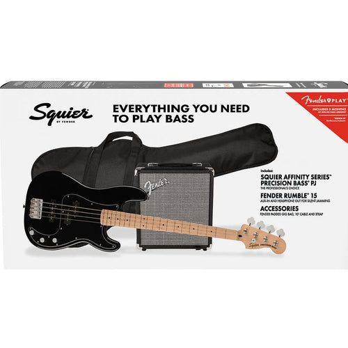 Fender Squier PJ Bass Affinity Pack MN Black Basso Elettrico DISPONIBILE NUOVO ARRIVO