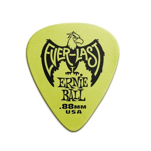 Ernie Ball 9191 Plettro Everlast Green 088mm