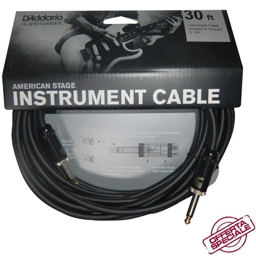 PWAMSG30 American Stage 30 ft 915 m DAddario Planet Waves Cavo