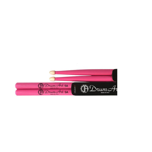 Drum Art B5A Pink Hickory 5A Pink Bacchette per batteria