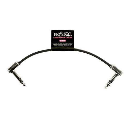 Ernie Ball 6408 Single Flat Ribbon Stereo Patch Cable 1524cm Cavo