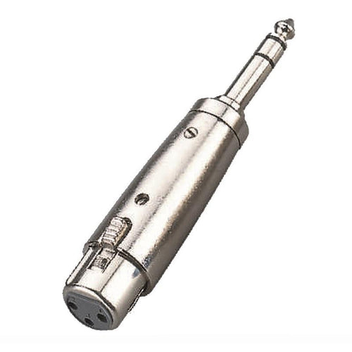 Soundsation SADA081 Adattatore XLR Femmina Jack Maschio STEREO 63mm