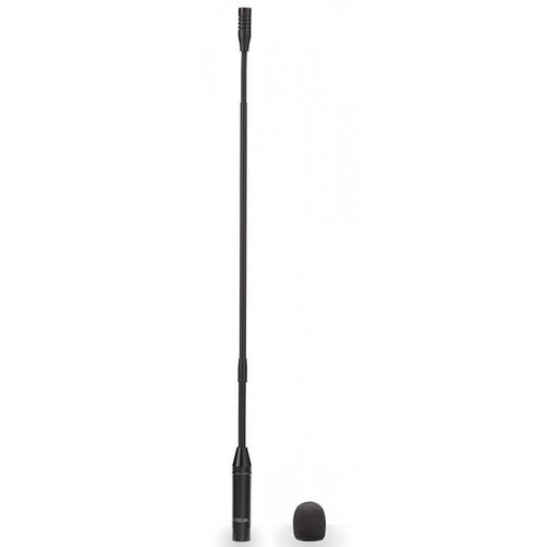 HELVIA Stile 550 Microfono a collo d'oca cardioide lunghezza 55cm Nero