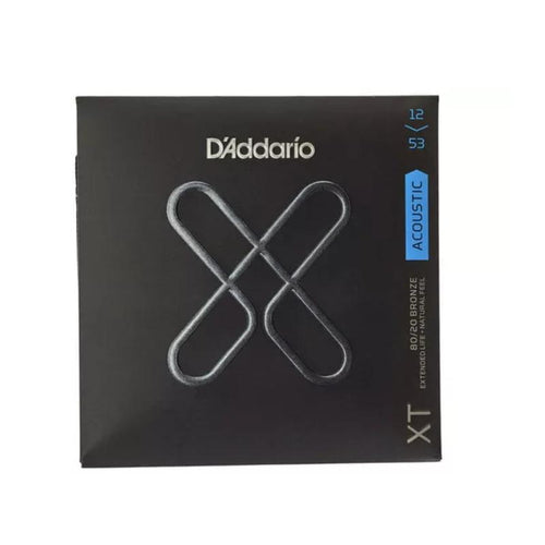 DAddario XT XTABR1253 1253 Acoustic 8020 Bronze Light Muta di corde per chitarra acustica
