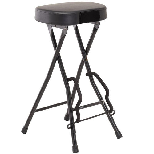 Soundsation GSGT500 Sgabello per chitarrista con reggi chitarra incorporato
