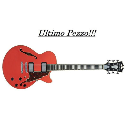 DAngelico Premier SS Fiesta Red Stopbar tailpiece Chitarra Semiacustica ULTIMO PEZZO