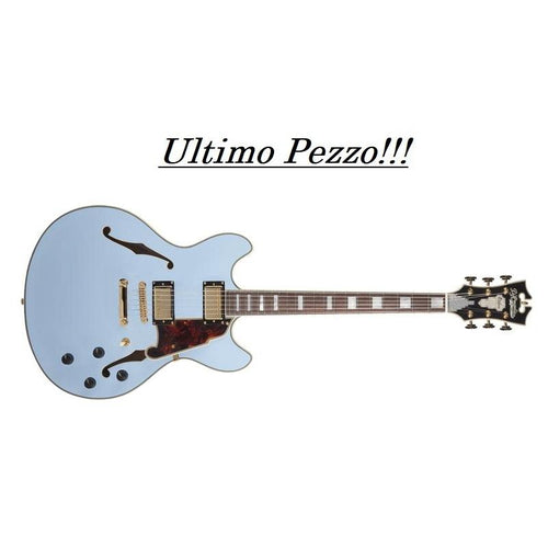 DAngelico Deluxe DC Matte Powder Blue LTD Chitarra Semiacustica ULTIMO PEZZO