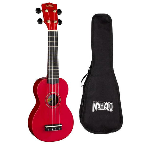 Mahalo MR1RD Rosso Ukulele soprano con Borsa