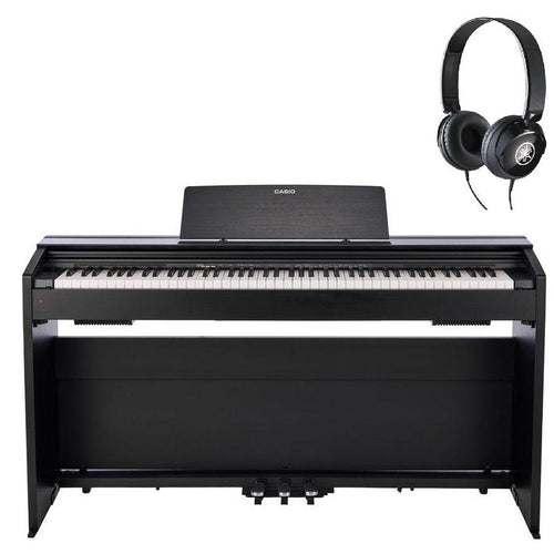 Casio Privia PX870 BK Nero Opaco Pianoforte Digitale con Cuffie Yamaha in Omaggio