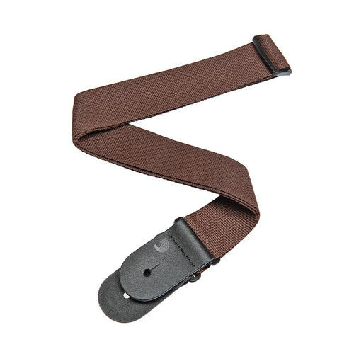 DAddario PWS109 Polypro Guitar Strap Brown Tracolla