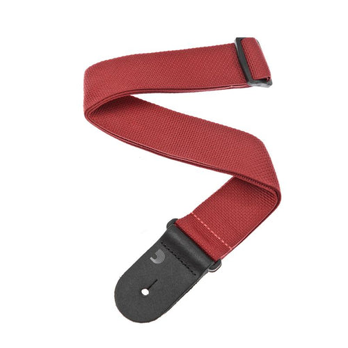 DAddario PWS101 Polypro Guitar Strap Red Tracolla