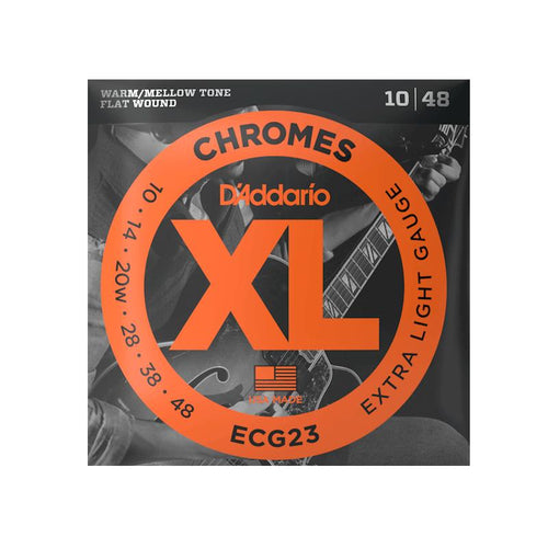 DAddario ECG23 1048 Chromes Extra Light Muta di corde per chitarra elettrica