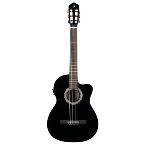 Prodipe Primera CEQ Cutaway 44 Nera Chitarra Classica Elettrificata