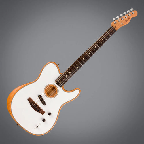 Fender Acoustasonic Player Telecaster RW AWT Arctic White