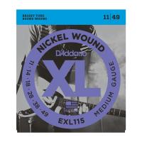 D'Addario EXL115 Medium Muta di corde per chitarra elettrica_1