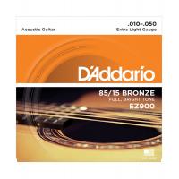 D'Addario EZ900 Extra Light Muta di Corde per chitarra acustica