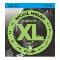 D'Addario EXL165 Regular Light Top / Medium Bottom 045-105 Muta di corde per basso elettrico _1