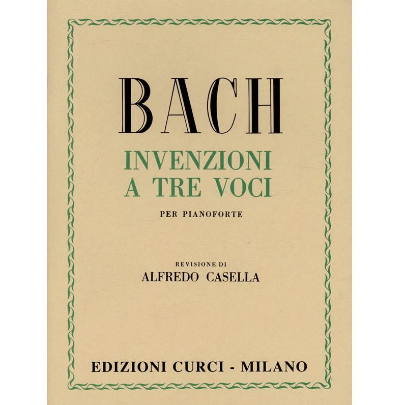 BACH Invenzioni a tre voci (Casella) - Edizioni Curci