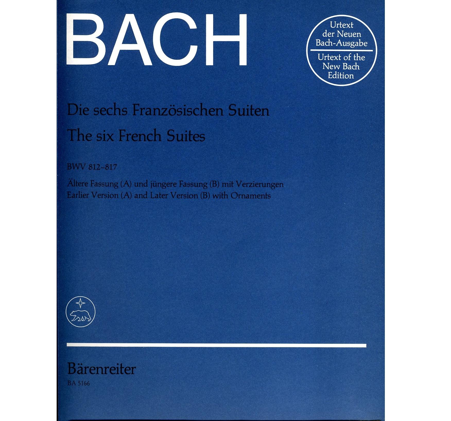Bach The six French Suites - Barenreiter