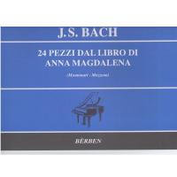 BACH  24 PEZZI DDAL LIBRO DI ANNA MAGDALENA (MONTANARI MEZZENA) - BÃ¨rben 