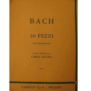 Bach 30 pezzi per Pianoforte - Carisch
