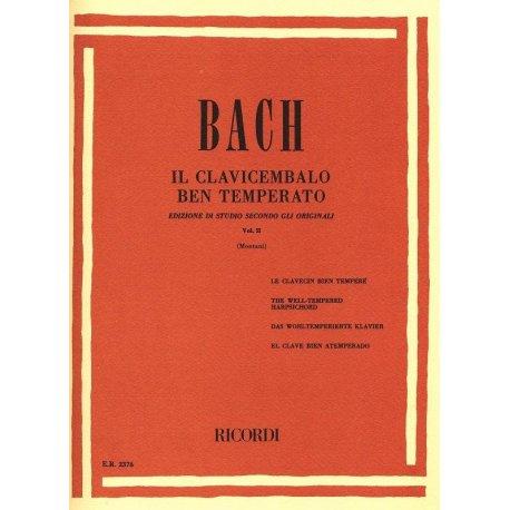 Bach il clavicembalo ben temperato Vol.II (Montani) - Ricordi