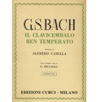 Bach il clavicembalo ben temperato Piccioli vol II (Casella) - Edizione Curci