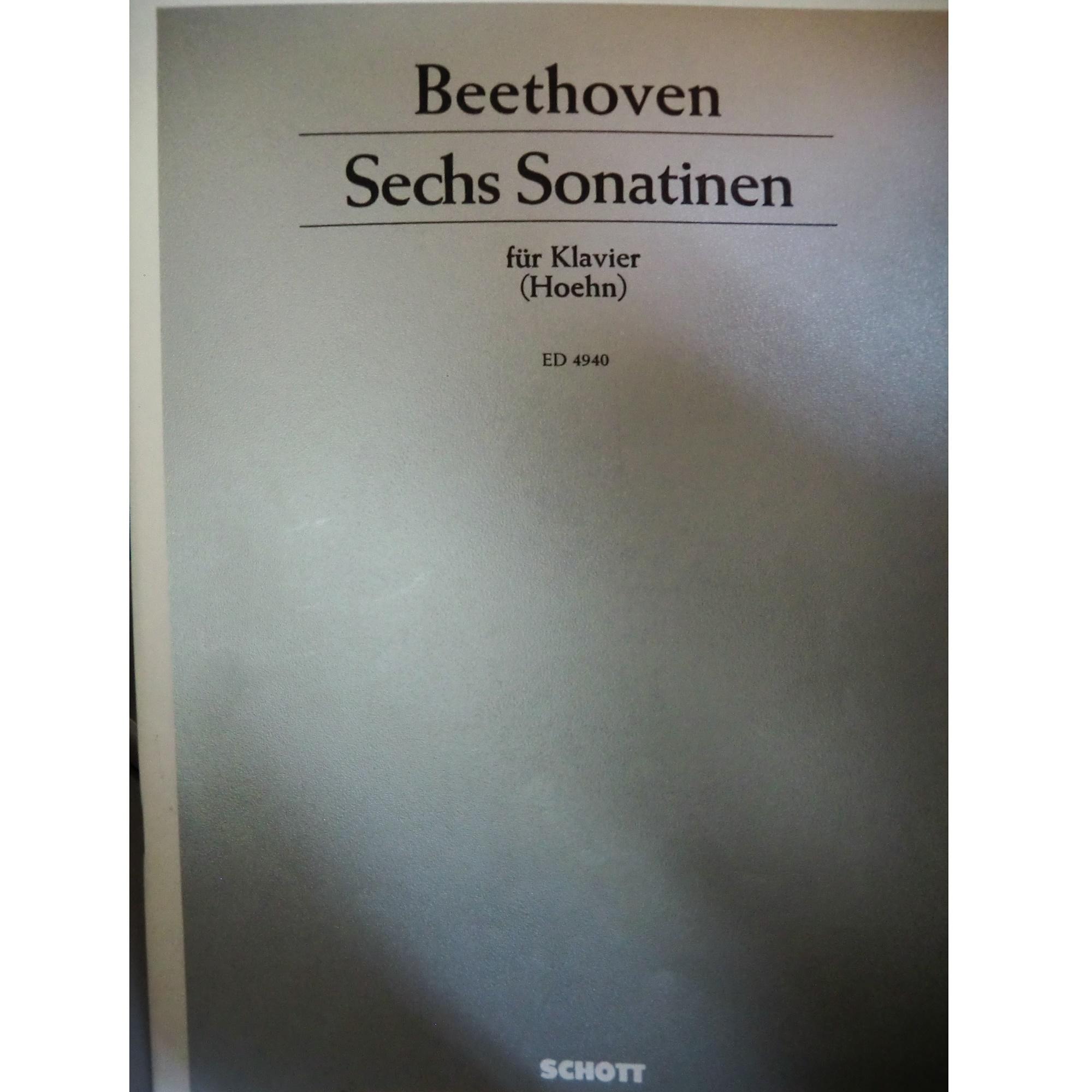 Beethoven Sechs Sonatinen (Hoehn) - Schott