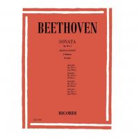 Beethoven Sonata Op. 10 n.1 Per pianoforte (Casella) 3^ Edizione - RICORDI