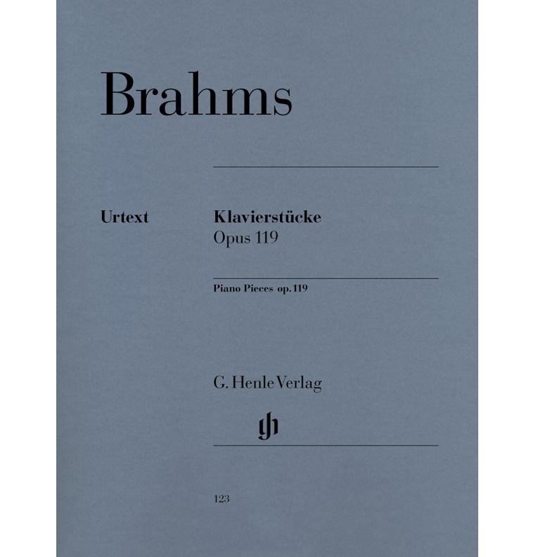 Brahms Klavierstiicke Opus 119 Urtext - Verlag