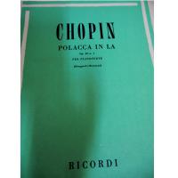 Chopin Polacca in LA Op. 40 n 1 per pianoforte (Brugnoli-Montani) - Ricordi_1