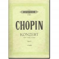 Chopin Konzert f moll - f minor - fa mineur Opus 21 (v.Pozniak) - Edition Peters