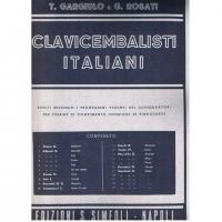 Clavicembalisti Italiani scelti secondo i programmi vigenti nei conservatori per l'esame di compimento inferiore di pianoforte - Edizioni S. Simeoli - Napoli