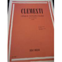 Clementi cinque sonate facili per pianoforte (Risaliti) - Ricordi_1