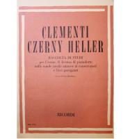 Clementi Czerny Heller Raccolta di studi per l'esame di licenza di pianoforte nelle scuole medie annesse ai conservatori e licei pareggiati (Rattalino) - Ricordi
