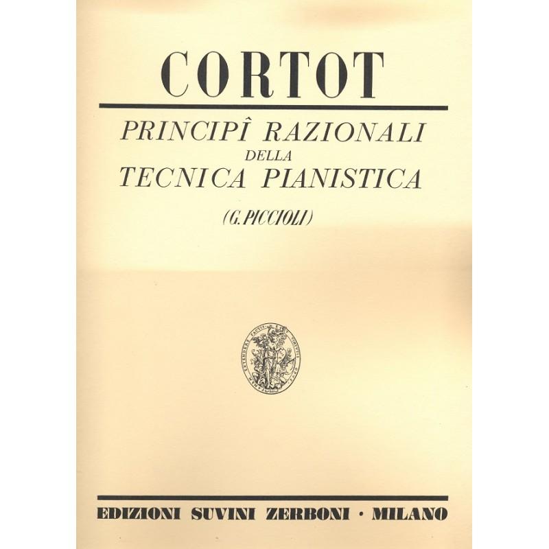Cortot Principi razionali della tecnica pianistica (Piccioli) - Edizione Suvini Zerboni Milano
