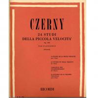 Czerny 24 Studi della piccola velocitÃ  Op. 636 per pianoforte (Pozzoli) - Ricordi
