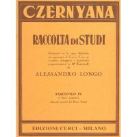 Czernyana Raccolta di studi (Longo) Fascicolo IV 25 Studi progressivi (Secondo periodo del Primo Corso) - Edizione Curci Milano 