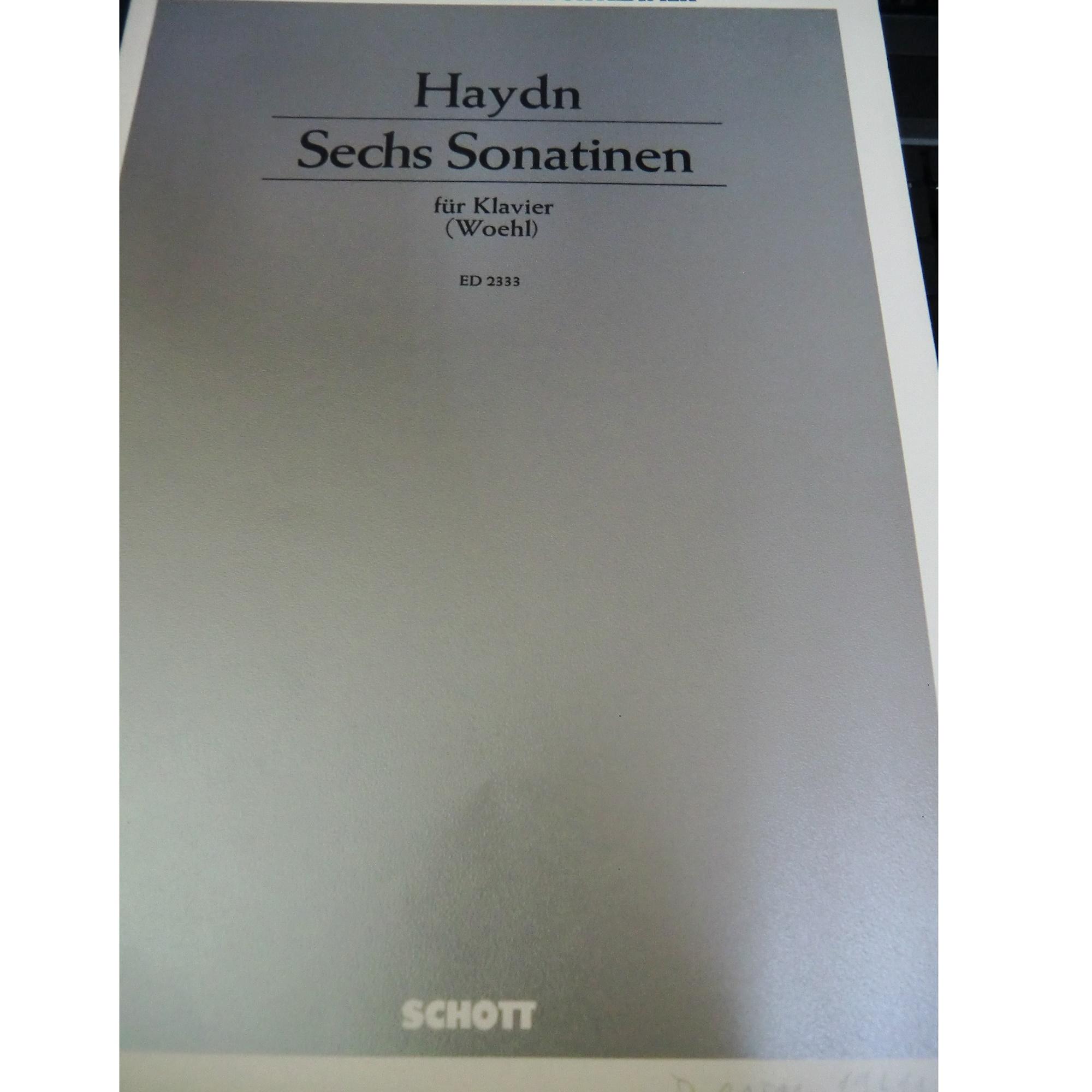 Haydn Sechs Sonatinen fur Klavier (Woehl) - Schott