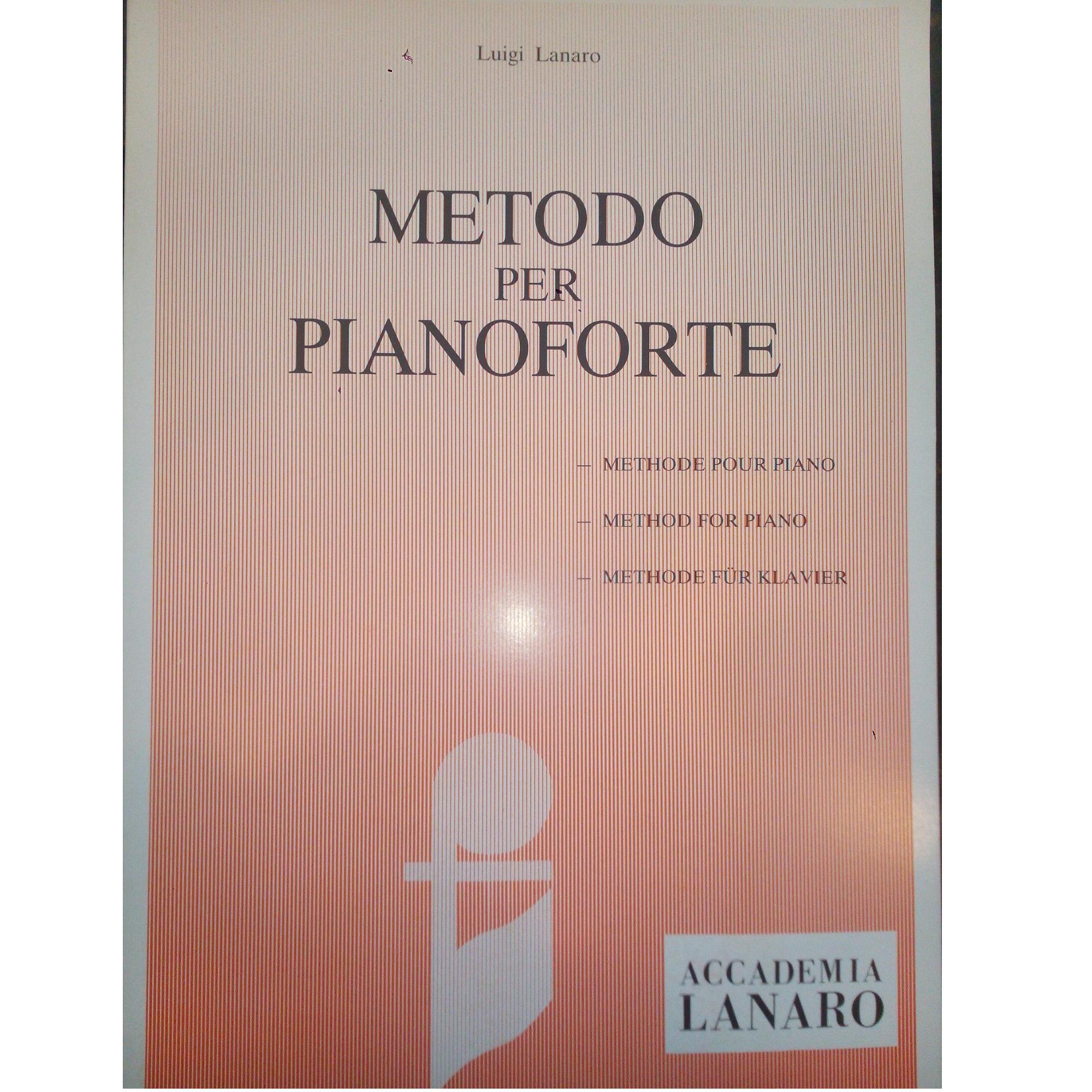 Lanaro METODO PER PIANOFORTE + Teoria - Accademia Lanaro