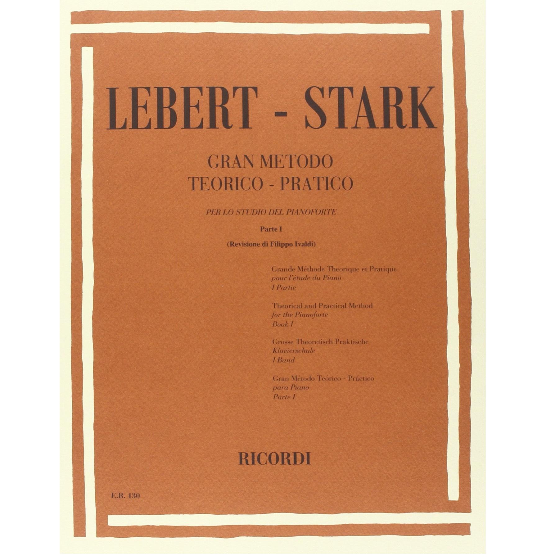 Lebert - Stark Gran Metodo Teorico - Pratico per lo studio del pianoforte Parte I (Ivaldi) - Ricordi 
