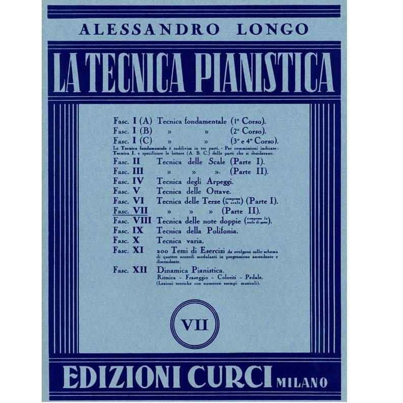 Longo La tecnica pianistica VII - Edizioni Curci Milano