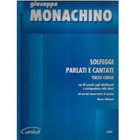 Monachino Solfeggi parlati e cantati Terzo Corso con 50 esercizi sugli abbellimenti e corrispondenze delle chiavi - Carisch