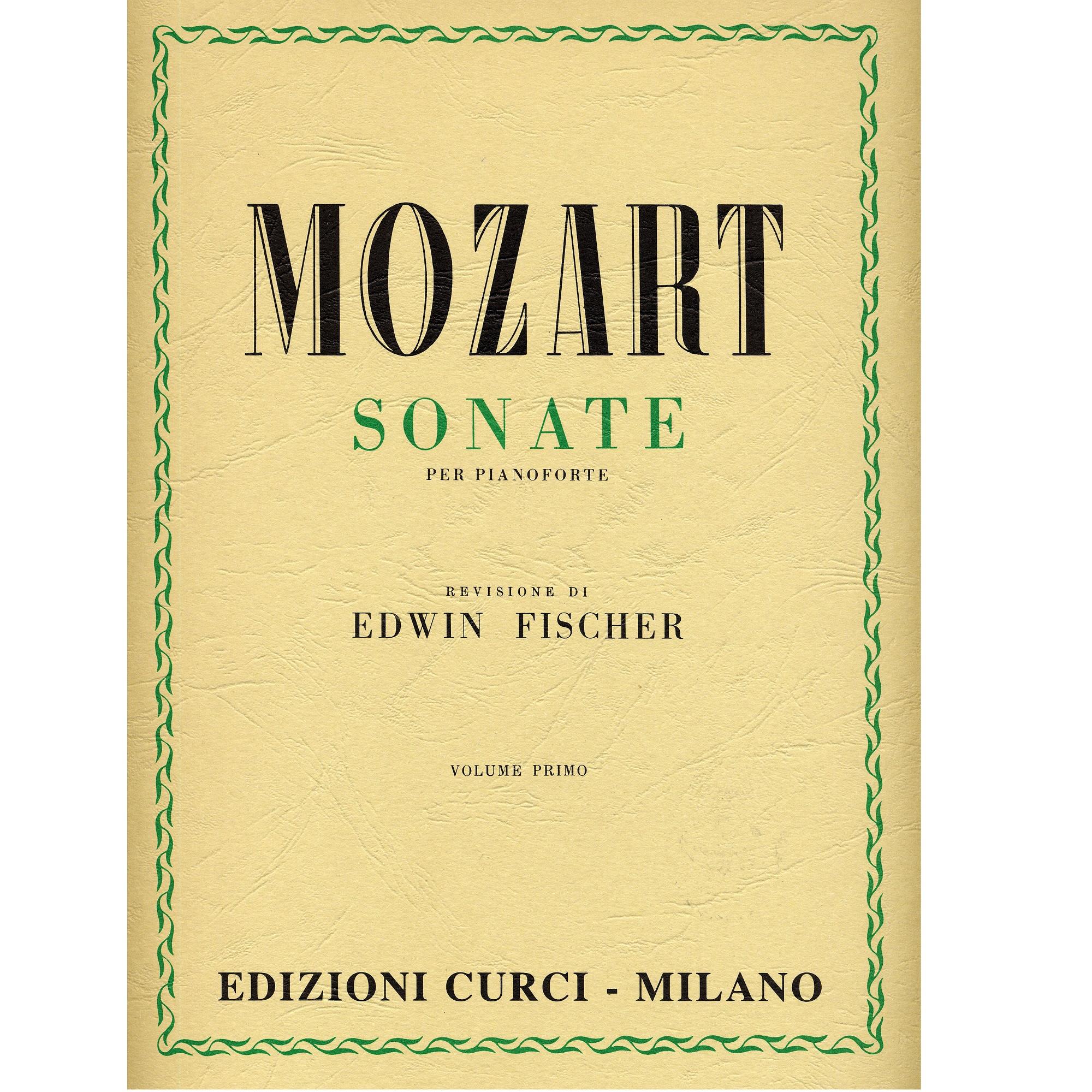 Mozart SONATE per pianoforte (Fischer) VOLUME PRIMO - Edizioni Curci Milano