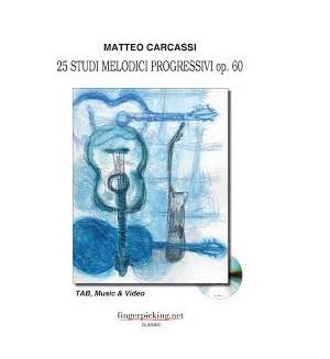 Carcassi Matteo - 25 studi melodici progressivi op.60 - Fingerpicking.net