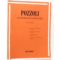 Pozzoli 30 Studietti Elementari per pianoforte - Ricordi