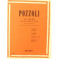 Pozzoli 24 Studi di facile meccanismo per pianoforte come prepararsi agli 