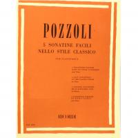 Pozzoli 5 Sonatine facili nello stile classico per pianoforte - Ricordi